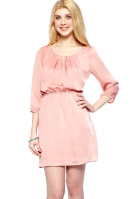 As U  Wish Three Quarter Sleeve Moonshadow Dress