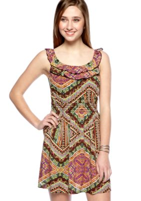 As U  Wish Challis Tribal Dress