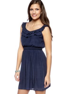 As U  Wish Gauze Ruffle Dress