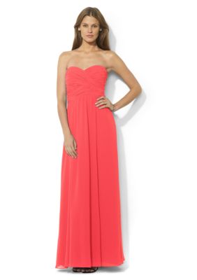 Lauren Ralph Lauren Floor-Length Strapless Gown