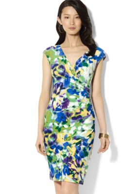 Lauren Ralph Lauren Printed Matte Jersey Dress