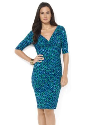 Lauren Ralph Lauren Matte Jersey Empire Dress