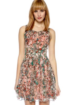 Jessica Simpson Sleeveless Fit and Flare Dress