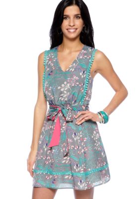 Jessica Simpson Sleeveless Printed Dress