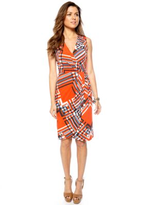 Jessica Simpson Sleeveless Crossover V-Neck Dress