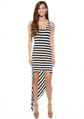 Belle Du Jour Striped Tank Dress