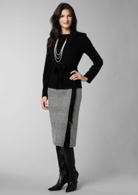 Kim Rogers&reg; Fringe Two Piece Knit Dress