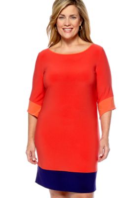 Kim Rogers Colorblock Shift Dress