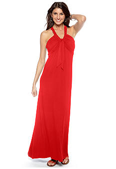 ND® New Directions Knot Front Maxi Dress