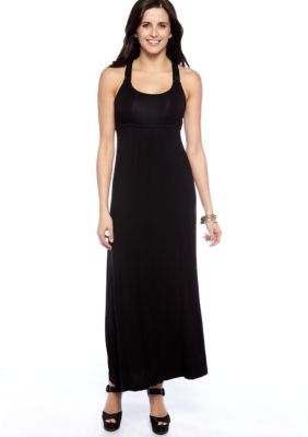 New Directions Sleeveless Maxi Dress with Lattice Back
