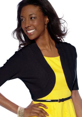 New Directions&reg; Petite Solid Shrug