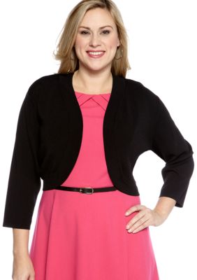 New Directions Plus Size Shrug