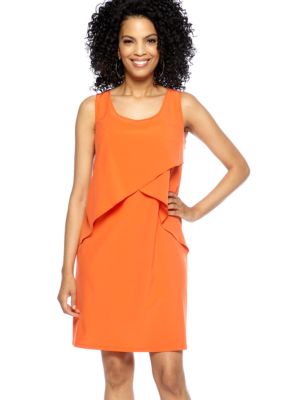 Sharagano Tiered Shift Dress