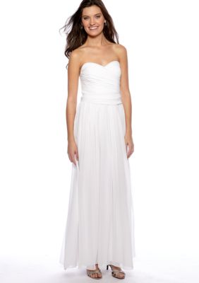 Jill Jill Stuart Jill Jill Stuart Strapless Chiffon Gown