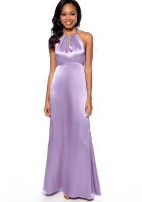 Jill Jill Stuart Silk Halter Gown
