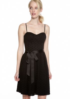 Isaac Mizrahi New York Spaghetti Strap Eyelet Dress