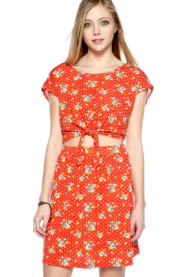 Derek Heart Cut Out Ditsy Floral