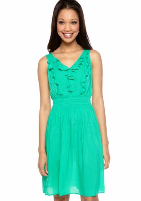 AGB Sleeveless Ruffle Sundress