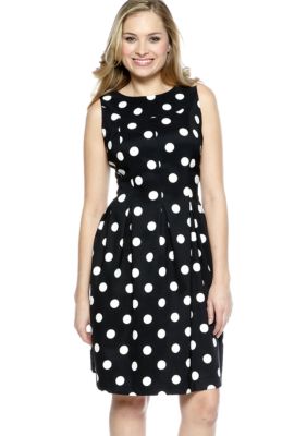 AGB Plus Size Sleeveless Fit and Flare Dress