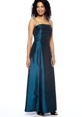 Alex Evenings Spaghetti Strap Ball Gown with Stole