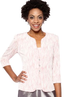 Alex Evenings Three-Quarter Sleeved Twinset