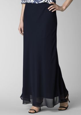 Alex Evenings Long Chiffon Skirt