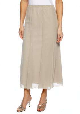 Alex Evenings T-Length Paneled Skirt