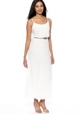 Robbie Bee Pleated Maxi Dress