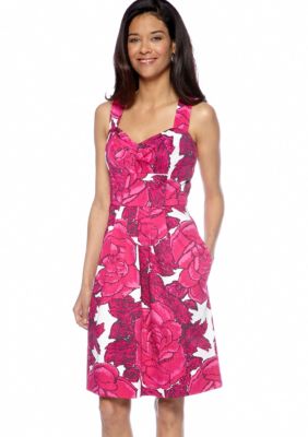 Donna Ricco New York Sleeveless Strappy Full Skirt Sundress