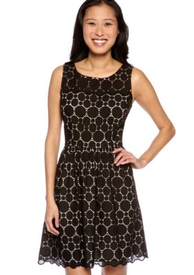 Donna Ricco New York Sleeveless A-Line Dress