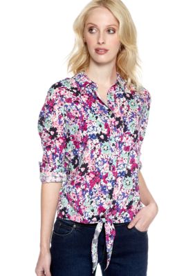 TWO by Vince Camuto Tie Front Boy Shirt
