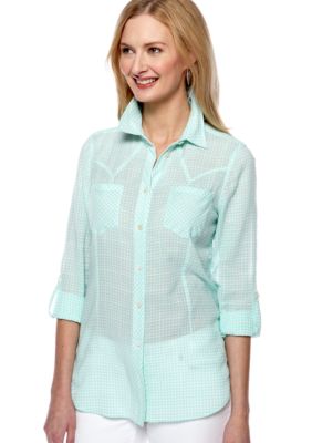 TWO by Vince Camuto Slim Western Shirt