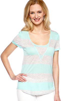 TWO by Vince Camuto Cabana Stripe Tee