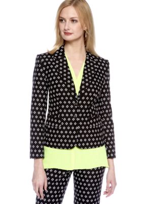 Vince Camuto Diamond Jacquard Blazer