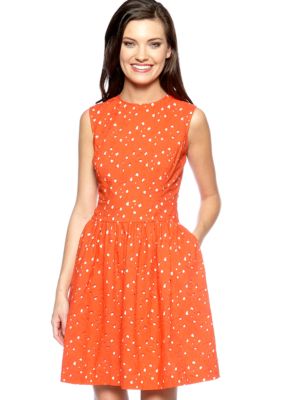 Vince Camuto Eyelet Lace Cut Out Dress