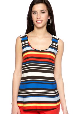 Vince Camuto Bright Stripe Tank Top