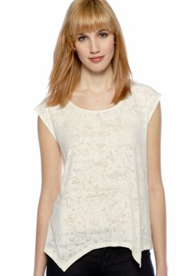Jessica Simpson Georgina Chiffon Mix Tee