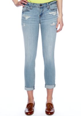 Jessica Simpson Forever Roll Cuff Skinny Jean