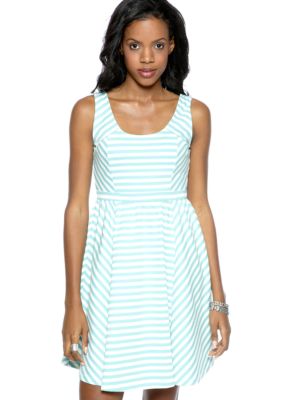 Jessica Simpson Ponte Stripe Dress