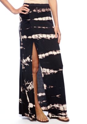 Jessica Simpson Joy Tie Dye Slit Maxi Skirt