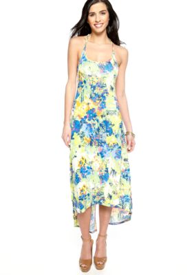 Jessica Simpson Loretta Twisted Floral Maxi Dress