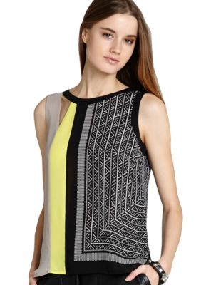 BCBGMAXAZRIA Color Block Shell