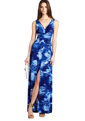 BCBGMAXAZRIA Printed Maxi Dress