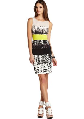 BCBGMAXAZRIA Tara Fitted Sleeveless Dress