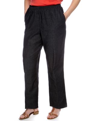 Alfred Dunner Plus Size Proportioned Denim Pant