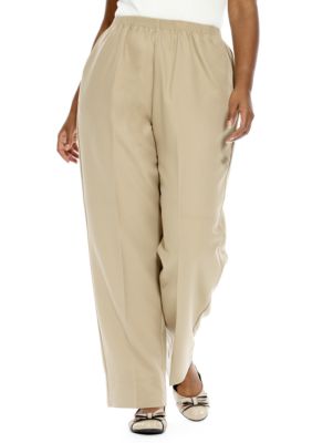 Alfred Dunner Plus Size Classic Pull On Pant