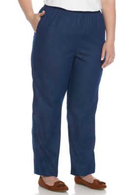 Alfred Dunner Plus Size Proportioned Denim Pant
