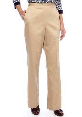 Alfred Dunner Prince Street Pull On Pant Short Inseam