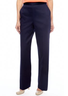 Alfred Dunner Prince Street Pull On Pant Average Inseam