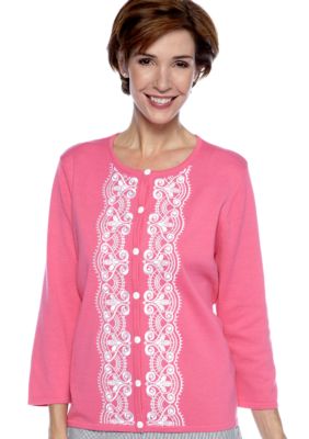 Alfred Dunner South Hampton Lace Cardigan